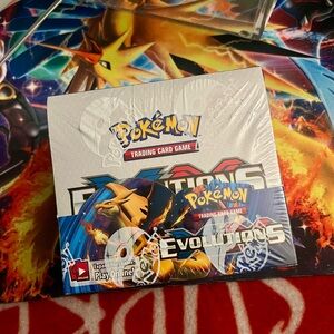 Pokémon TCG XY Evolutions Booster Box (36 Packs) Factory Sealed w/ Acrylic Case